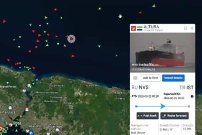 Türk tankerine drone isabet etti