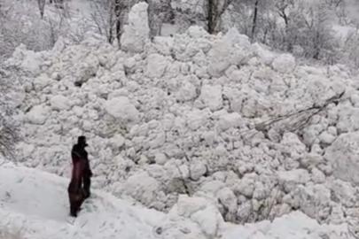 Yüksekova’da aynı bölgede ikinci çığ