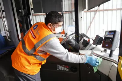 Antalya Büyükşehir’den hijyenik ulaşım hizmeti