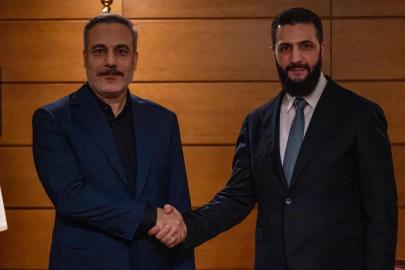 Bakan Fidan, Suriye Cumhurbaşkanı Şara ile bir araya geldi