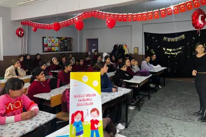 Batman Sason’da öğrencilere sağlık ve bilinçlendirme eğitimi