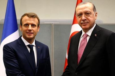 Cumhurbaşkanı Erdoğan, Fransa Cumhurbaşkanı Macron ile görüştü