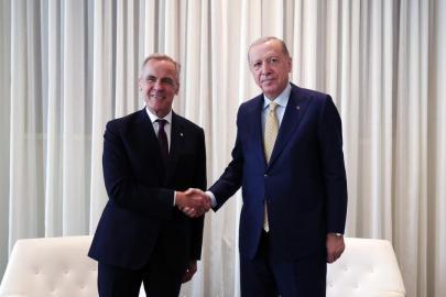 Cumhurbaşkanı Erdoğan, Kanada Başbakanı Carney ile görüştü