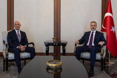 Dışişleri Bakanı Fidan, ABD'nin Ankara Büyükelçisi Barrack'ı kabul etti