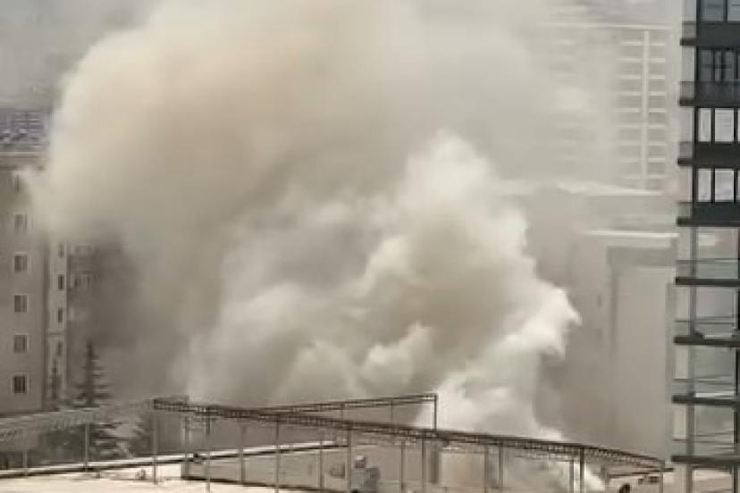 Elazığ’da baca yangını korkuttu