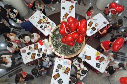 İzmir Bornova'da o ruh çocukların sesiyle yükseldi