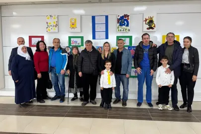 Küçük ressam Yağız Baladur’dan muhteşem sergi