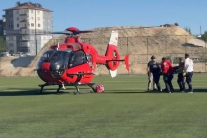 Malatya’da ambulans helikopter 78 yaşındaki hasta için havalandı