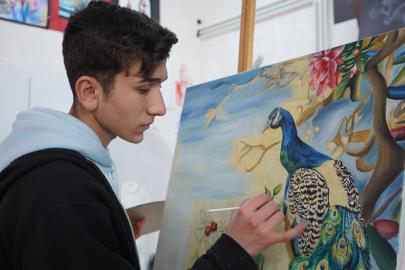 Şırnaklı ressama ABD'den tam burs. "Sanatın Aziz Sancar'ı olmak istiyorum"