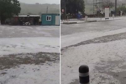 42 şehirde öğleden sonrası için alarm verildi. Karada dev hortum oluştu, bazı kentler beyaza büründü