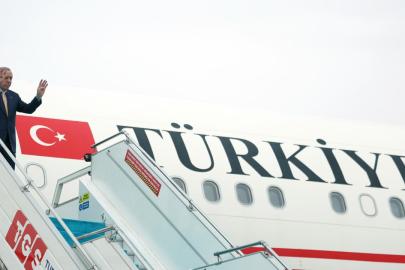 Cumhurbaşkanı Erdoğan Astana'dan Türkistan'a hareket etti