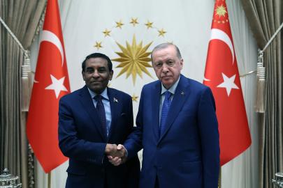 Cumhurbaşkanı Erdoğan, Sudan Başbakanı İdris'i kabul etti