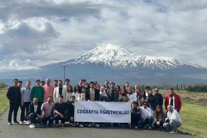 Geleceğin coğrafya öğretmenlerinden Kuzeydoğu Anadolu’da saha araştırması