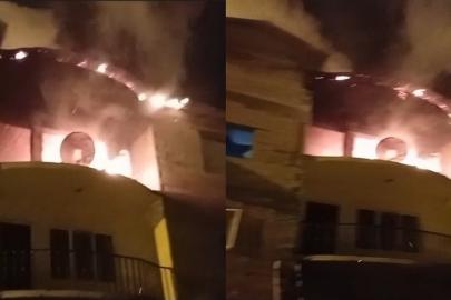Hakkari’de korkutan ev yangını