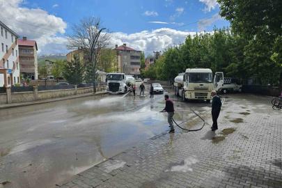 Hasköy’de bayram öncesi temizlik seferberliği