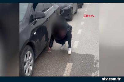 İnegöl’de sigara izmaritlerini yere atan sürücüye ceza