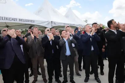 Kayseri Melikgazi'de 2'nci Havacılık Festivali coşkusu