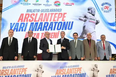 Malatya Arslantepe Yarı Maratonu’nun protokolü imzalandı