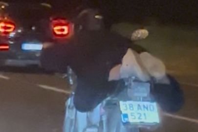 Motosiklet üzerinde akrobatik hareketler yapan şahsa 46 bin TL ceza