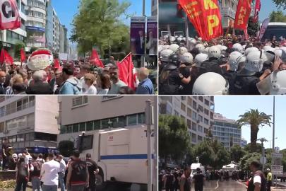 Özgür Özel'in İzmir mitinginde gerginlik