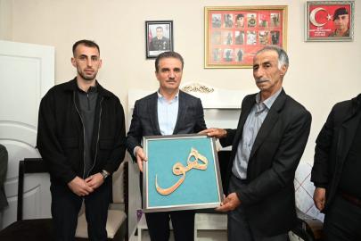 Şehit ailelerine bayram ziyareti