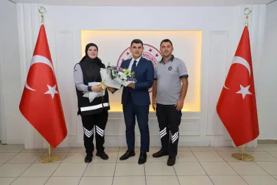 Artvin Vali Vekili Erdoğan’a özel güvenlik haftası ziyareti