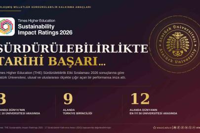 Atatürk Üniversitesi tarih yazdı; 3 alanda dünyanın ilk 10’unda, 9 alanda Türkiye birincisi