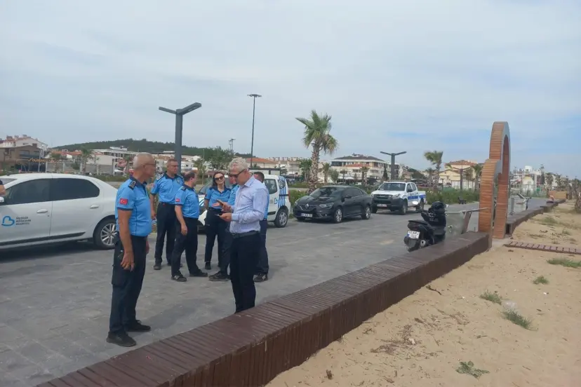 Balıkesir'de Sarımsaklı Plajında sıkı denetim