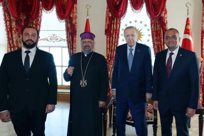 Cumhurbaşkanı Erdoğan, Türkiye Ermenileri Patriği Maşalyan'ı kabul etti