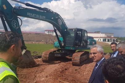 DSİ bölge müdürü Kotan, Ardahan’da çalışmaları yerinde inceledi