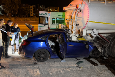 Emniyet şeridinde feci kaza. Baba öldü, 2 çocuk yaralandı