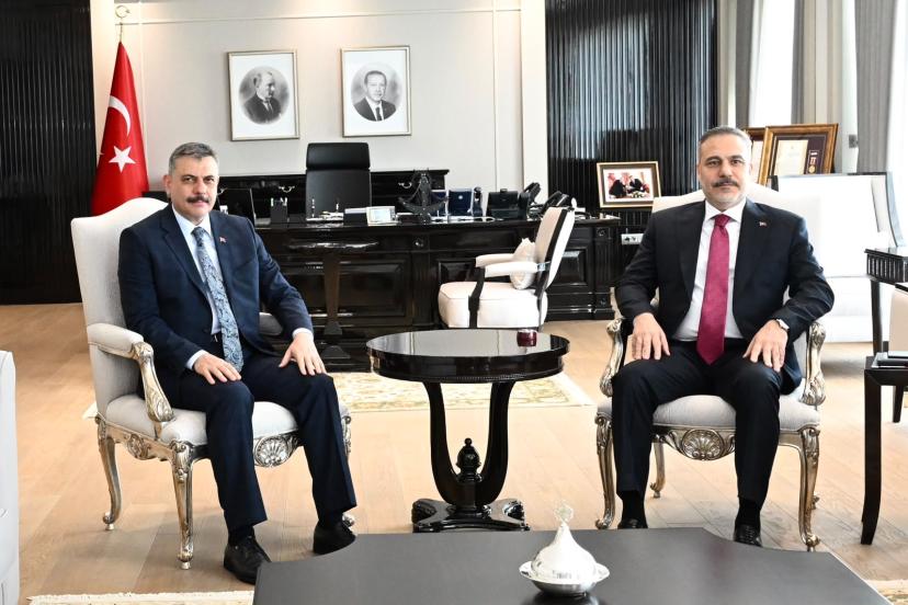 İçişleri Bakanı Çiftçi, Dışişleri Bakanı Fidan ile görüştü