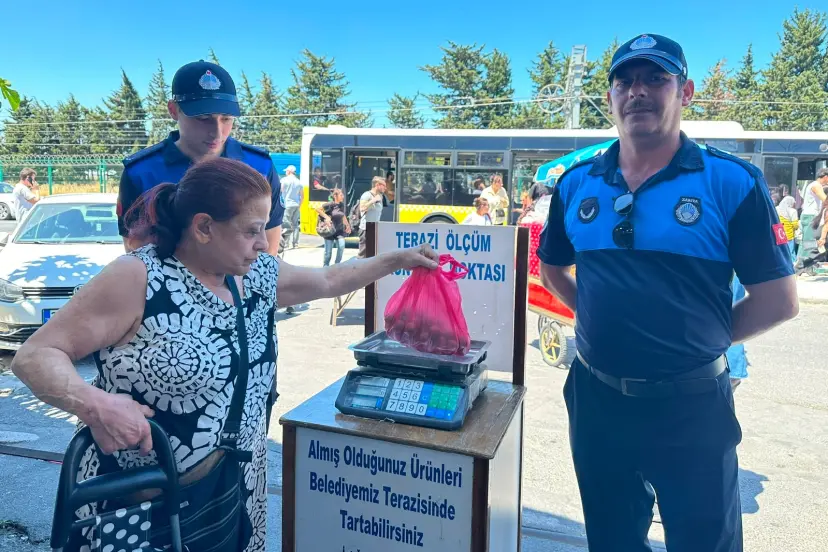İstanbul Bakırköy Zabıtası'ndan pazarlarda sıkı denetim