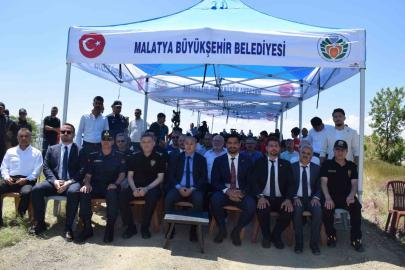 Türkiye Güreş Federasyonu Hatıra Ormanı Malatya’da törenle açıldı