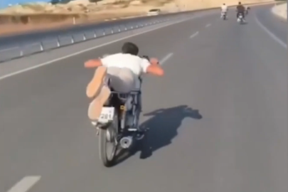 Yatarak motosiklet kullananlara para cezası