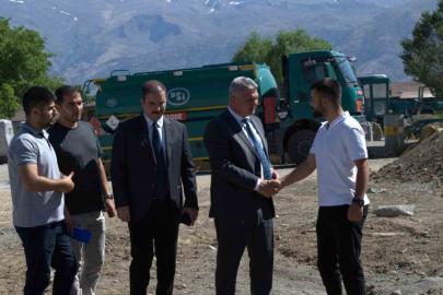 Bölge Müdürü Yavuz, DSİ Erzincan Şubesinde incelemelerde bulundu