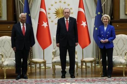 Cumhurbaşkanı Erdoğan AB heyetini kabul etti