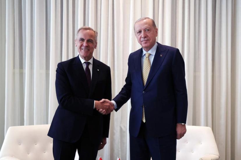 Cumhurbaşkanı Erdoğan Kanada Başbakanı Carney ile görüştü