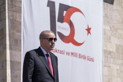 Cumhurbaşkanı Erdoğan TBMM'de 15 Temmuz Anma Töreni'ne katıldı