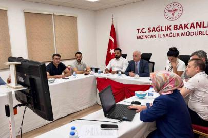 Erzincan’da evde sağlık hizmetlerinde koordinasyon ele alındı