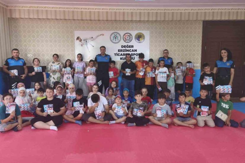 Erzincan’da öğrencilere güvenlik eğitimi verildi