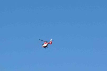 Hakkari’de entübe bebek helikopter ambulansla Van’a sevk edildi