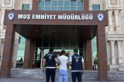 Muş’ta 9 yıl 10 gün hapis cezası bulunan hükümlü yakalandı