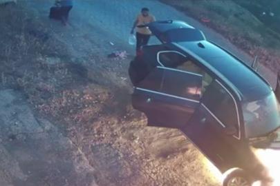 Muş’ta alev alan lüks araç patladı: O anlar kamerada