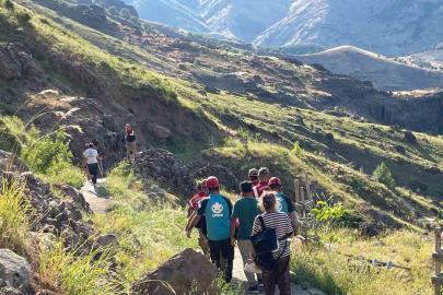 Tunceli’de yaralanan kadın ekiplerin müdahalesiyle kurtarıldı
