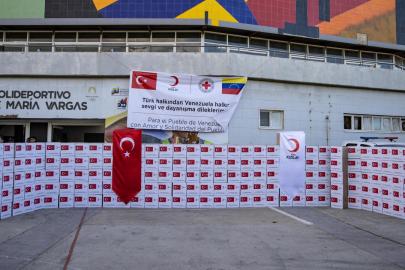 Türk Kızılay, Venezuela'da 1000 hijyen seti dağıttı