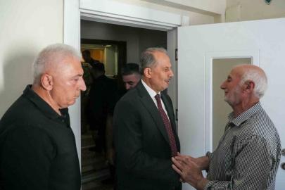 Vali Taşyapan’dan Yüksel Işık’ın kayınpederine taziye ziyareti