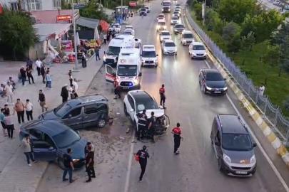 Van’da zincirleme trafik kazası: 1 yaralı