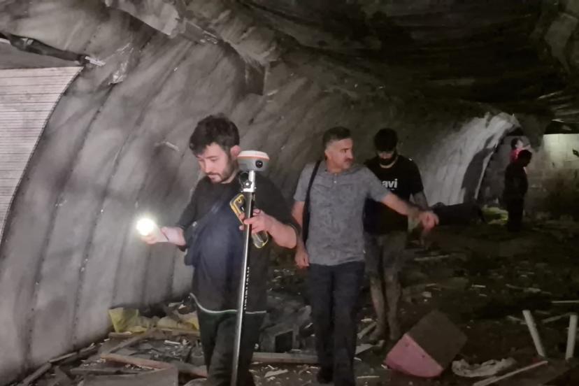 Zonguldak'ta bina yıkılınca gizli giriş ortaya çıktı, İkinci Dünya Savaşı'ndan kalma