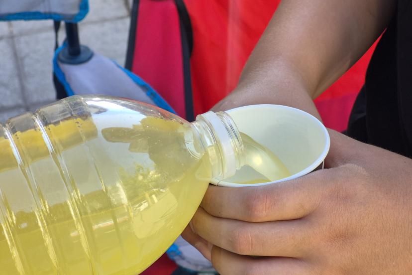 6 şişe satıp günlük 400 TL kazanıyorlar. Akşam ezanına kadar durup eve gidiyorlar